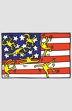 Image of Haring Flag Dance 78